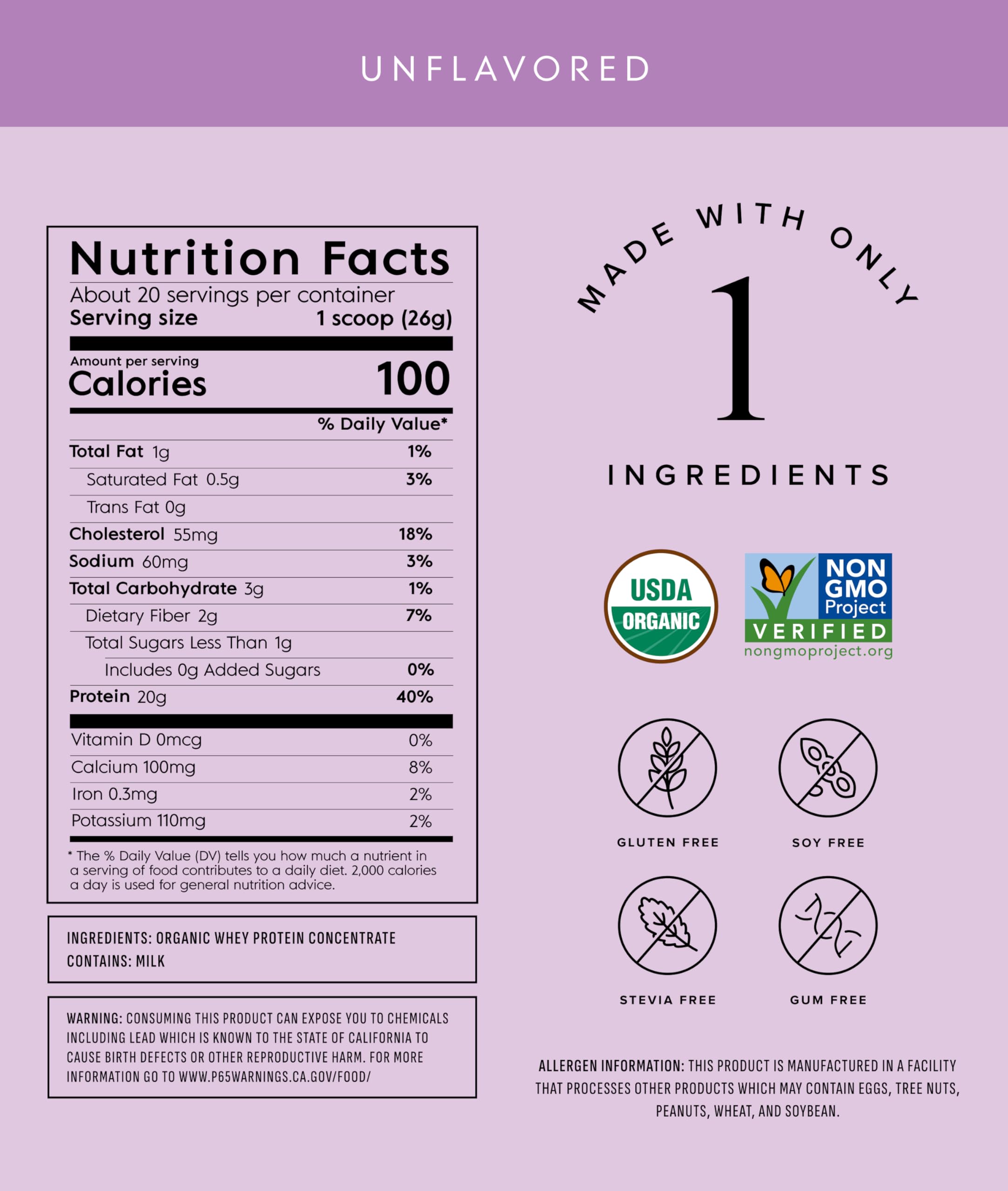 Dose cuillère Truvani whey protein bio pour récupération et maintien musculaire.
