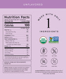 Dose cuillère Truvani whey protein bio pour récupération et maintien musculaire.