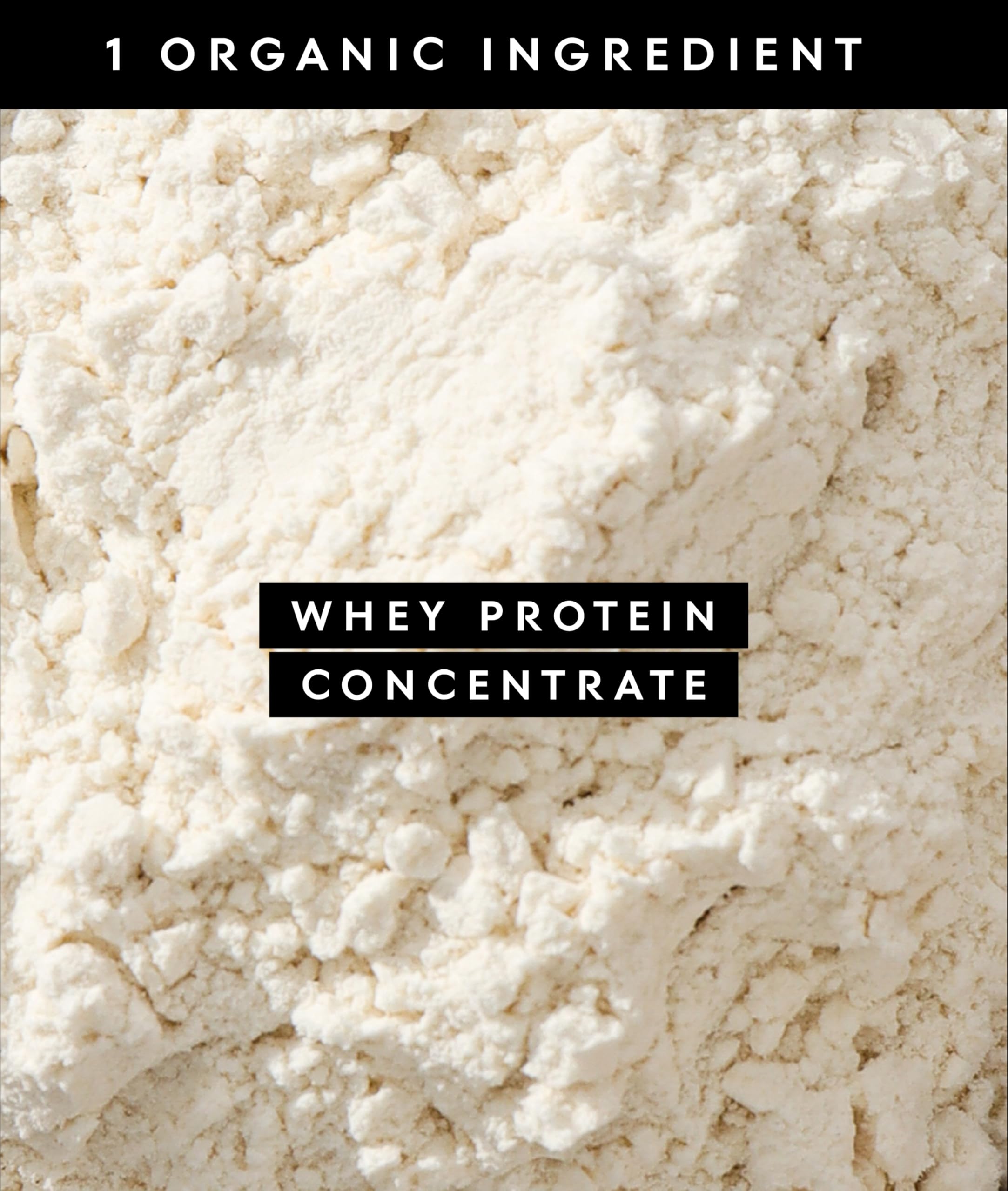 Poudre cacao naturelle dans Truvani Whey Protein Bio non aromatisée pour mélange facile.