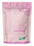 Bouteille Truvani whey protéine fraise, récupération après l effort.