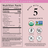 Doseur Truvani whey protéine fraise, dosage précis pour chaque portion.