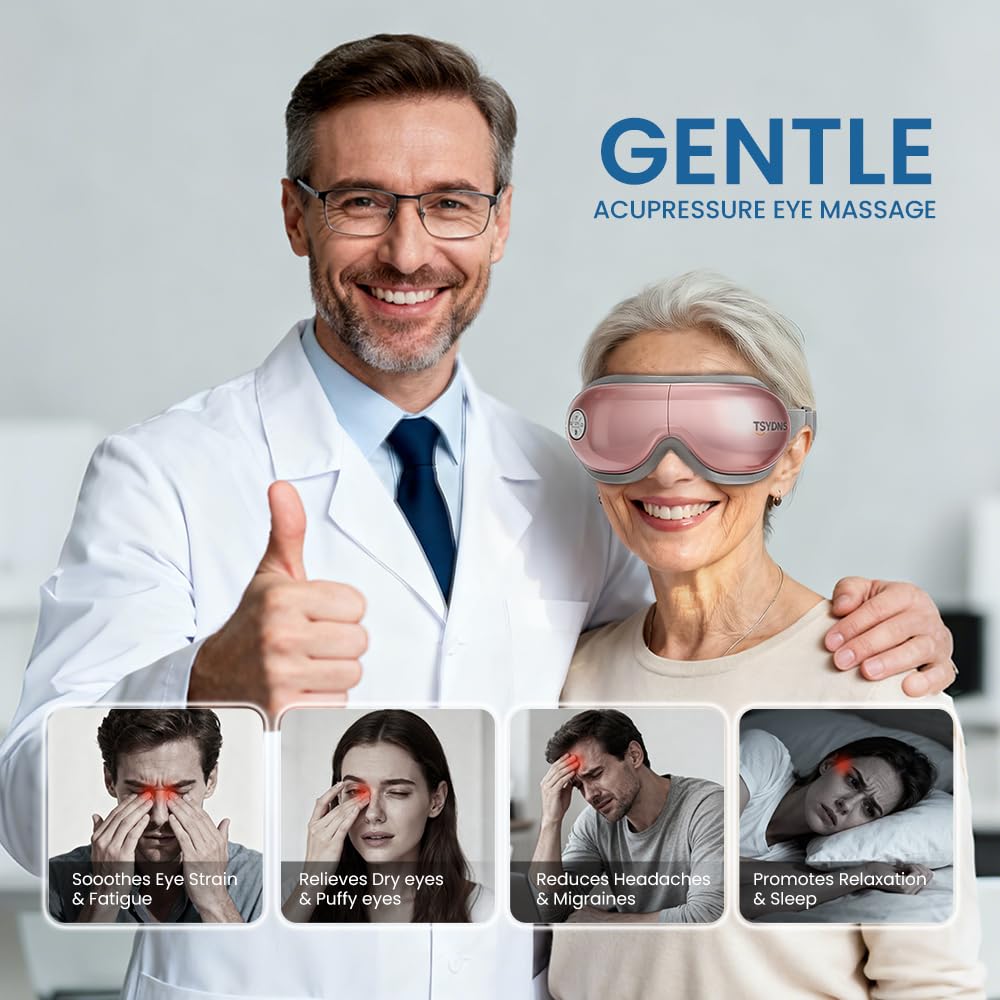 TSWONKS masque yeux avec 5 modes pour différentes envies de détente