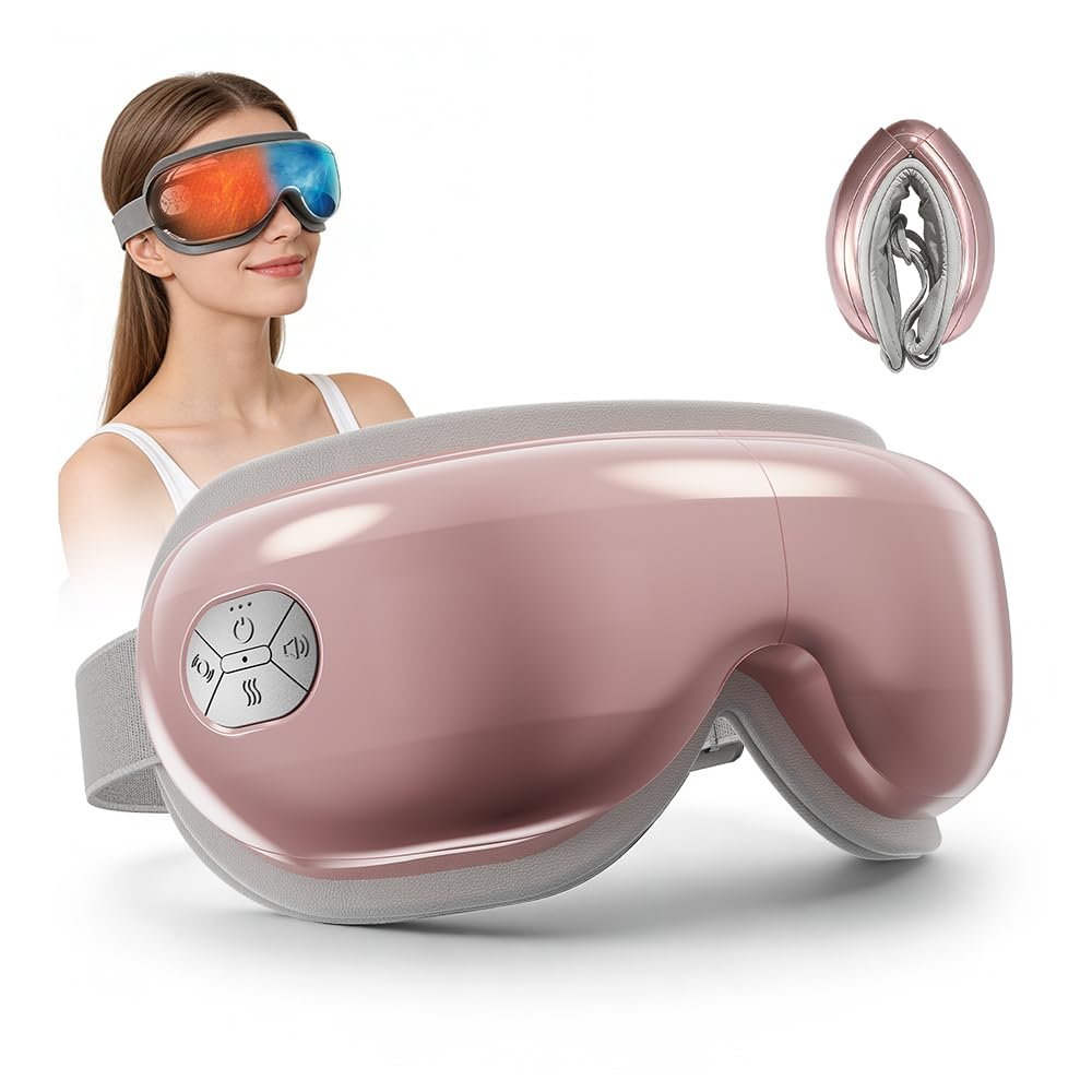 TSWONKS masque des yeux avec chaleur et refroidissement pour détente rapide