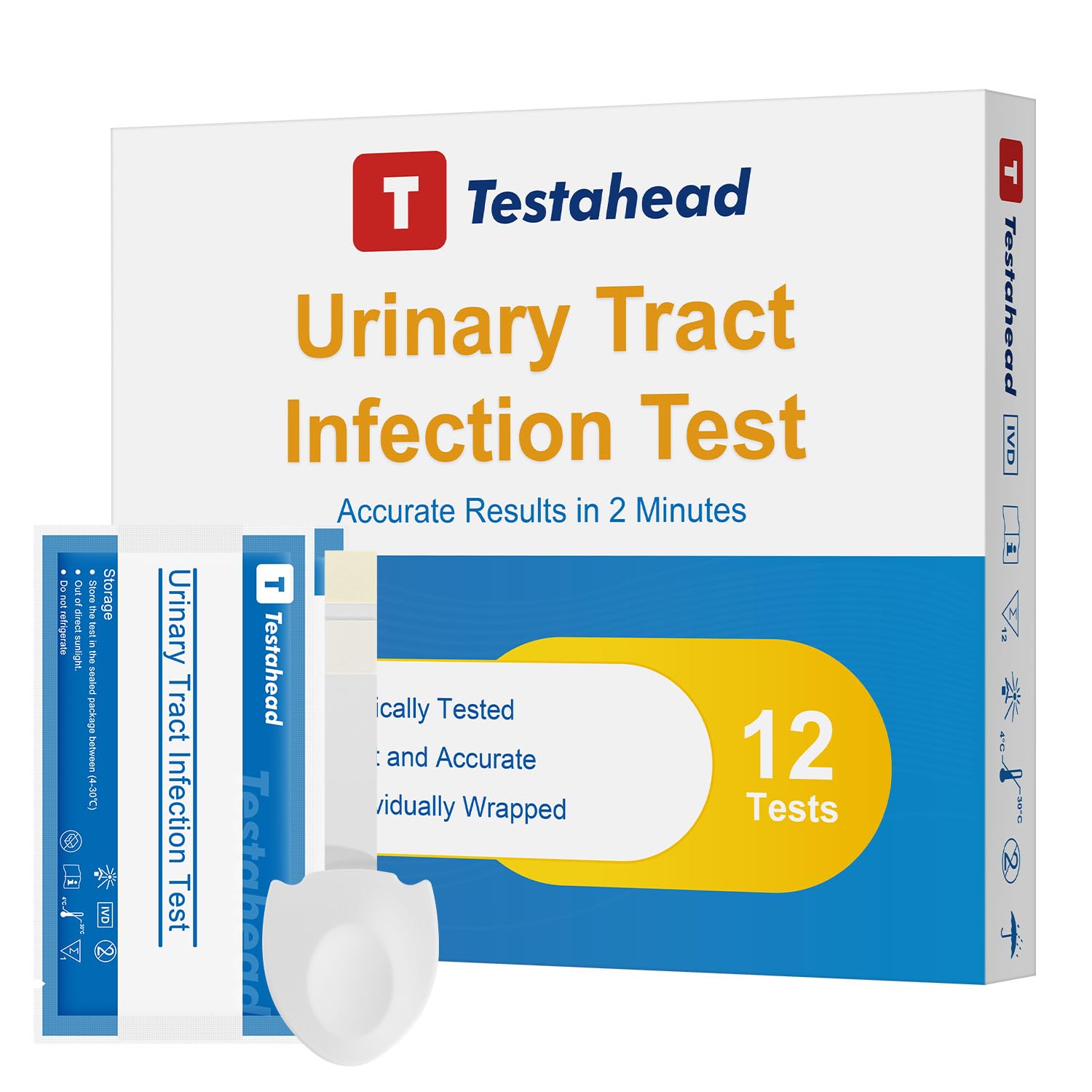 Lecture couleur précise des résultats UTI avec T TESTAHEAD.