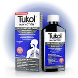 TUKOL Max Action flacon montrant la congestion nasale et le soulagement potentiel.