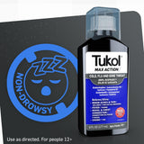TUKOL Max Action fièvre potentiellement réduite et confort retrouvé.