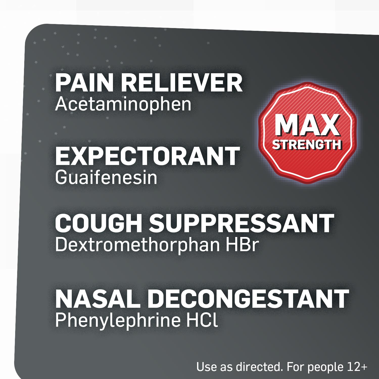 TUKOL Max Action toux-seche, image montrant une toux possiblement atténuée.