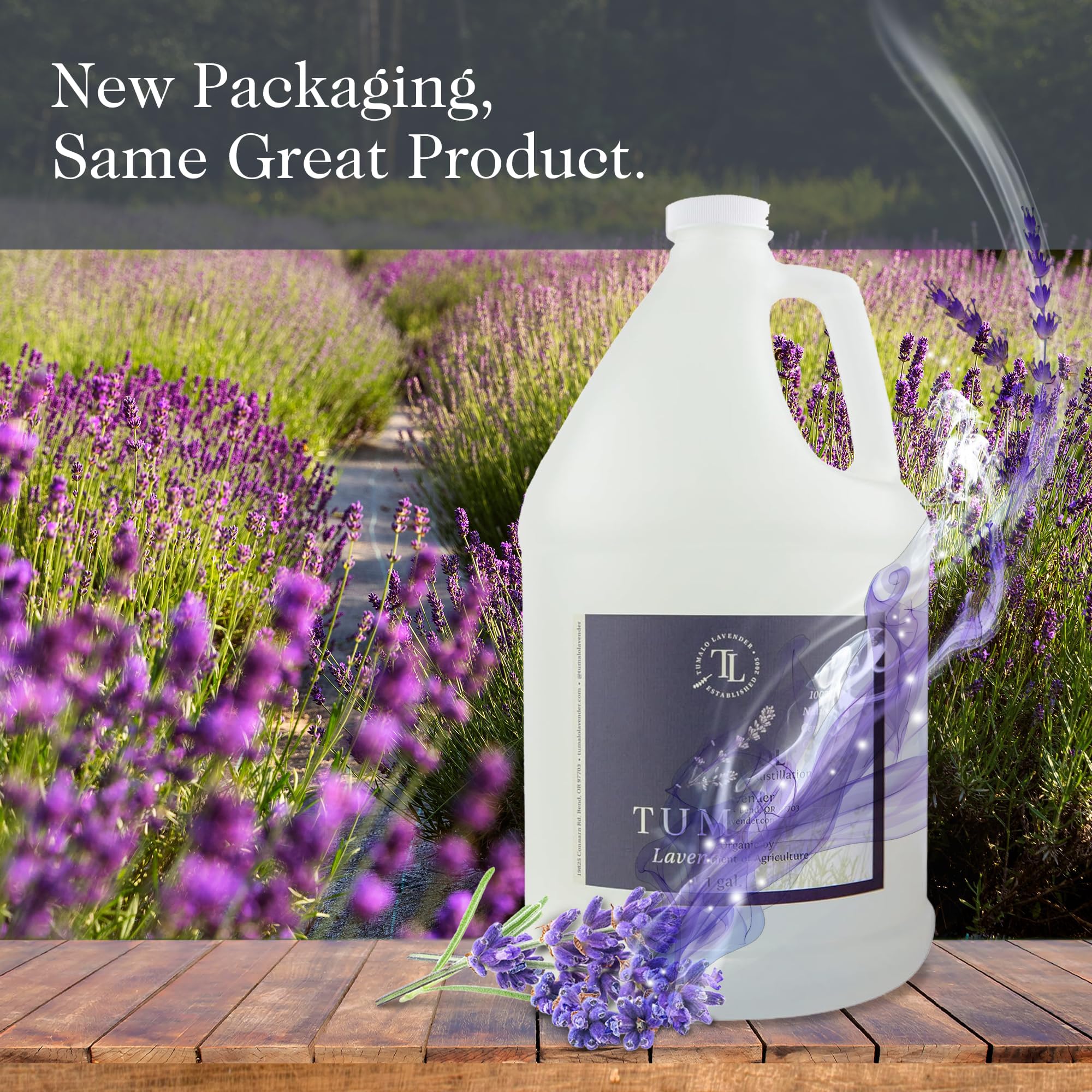 Emballage naturel Tumalo Lavender prêt à offrir et à stocker