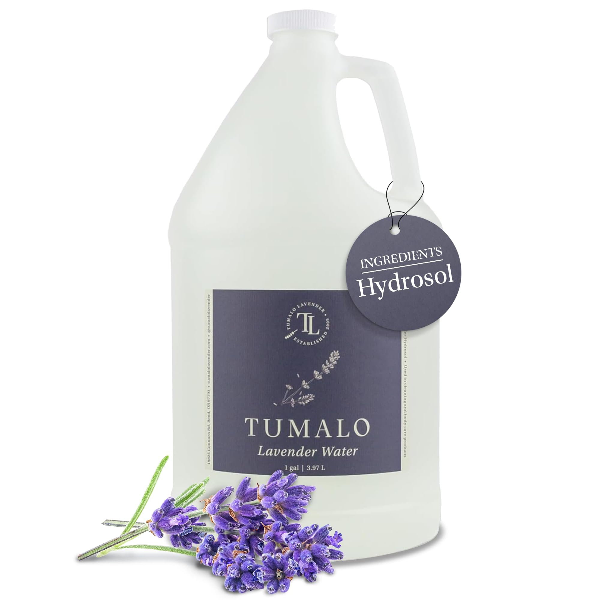 Tumalo Lavender hydrosol, bouteille 1 galon prête à l’emploi pour le soin et la détente