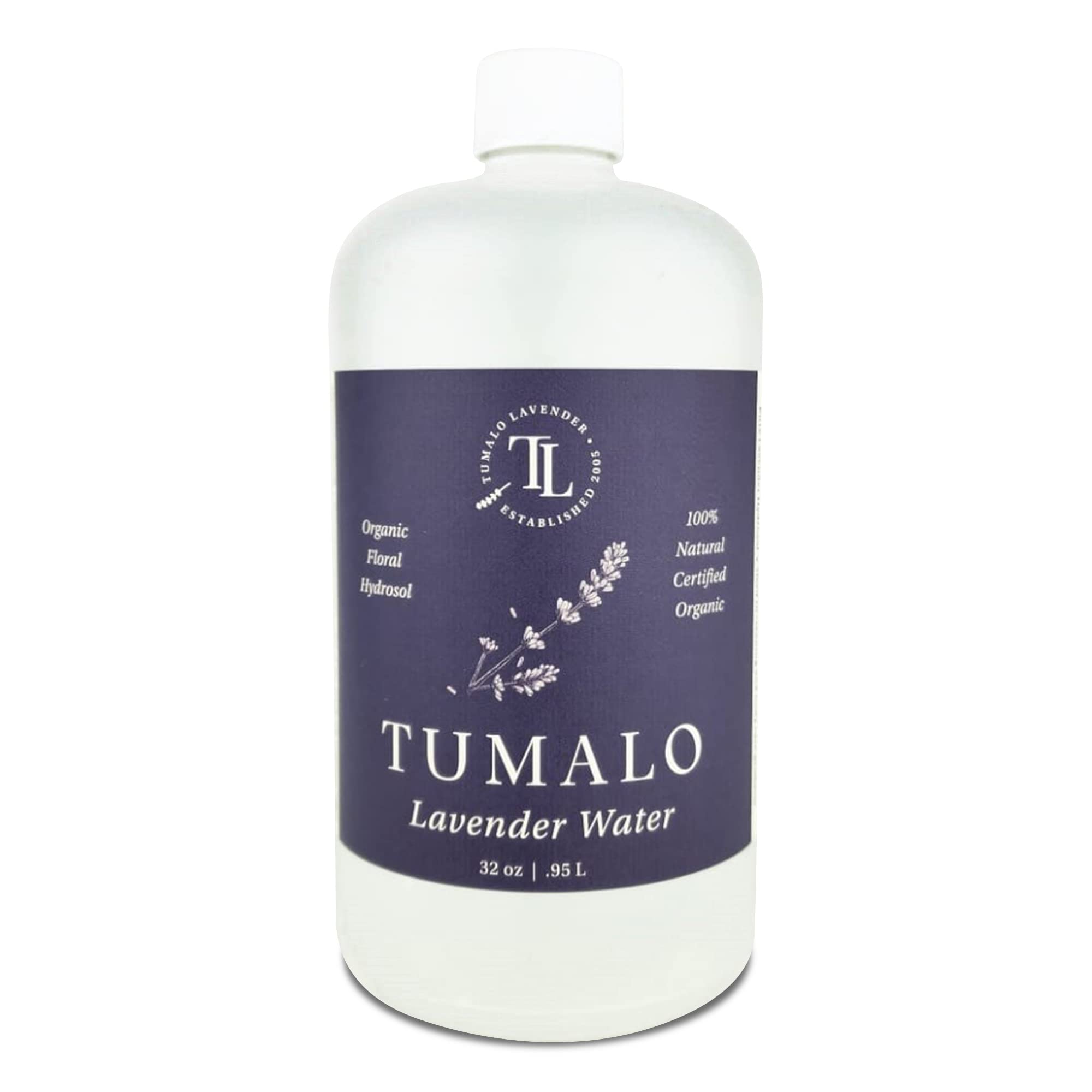 Tumalo Lavender Spray Visage Lavande Bio 32 oz – soin quotidien de la peau.