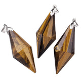 Chaîne argentée TUMBEELLUWA avec pendentif cristal point, idéal pour usage quotidien.