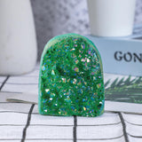 Cristal quartz ange aura TUMBEELLUWA, pièce décorative lumineuse et apaisante.