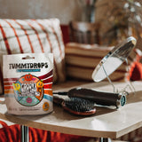 Tummydrops Groovy Ginger boîte cadeau : idée cadeau idéale pour les fêtes.