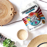 Tummydrops Groovy Ginger yuzu hivernal : goût frais et festif.