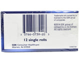 TUMS Extra 750; rouleau individuel facile a consommer.