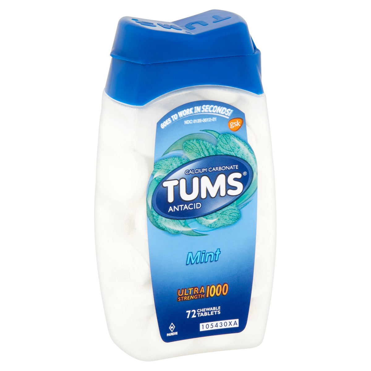 Tablettes TUMS Ultra 1000 Menthe pour un soulagement rapide de l estomac