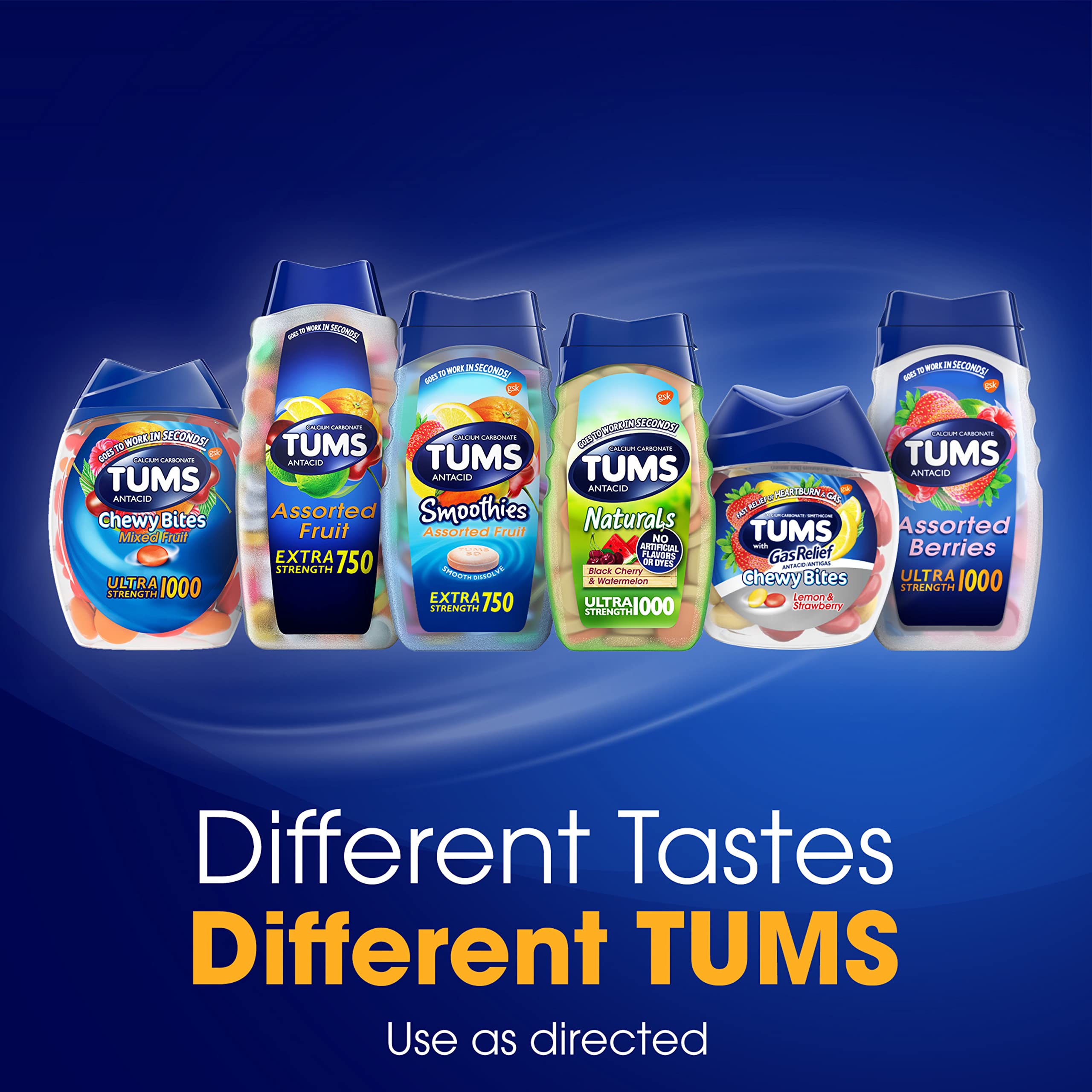 Utilisation portable de TUMS Ultra Fort lors de déplacements.