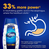 Mâcher facilement TUMS Ultra Fort en main.