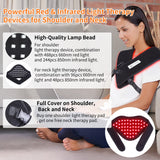 TUOB coussin cou lumière rouge pour détendre les muscles du cou