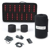 TUOB présente sa grande plaque lumineuse sur le dos pour un potentiel soulagement des douleurs articulaires.