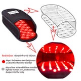Lumière rouge 660nm sur le pied avec TUOB pour récupération potentielle.