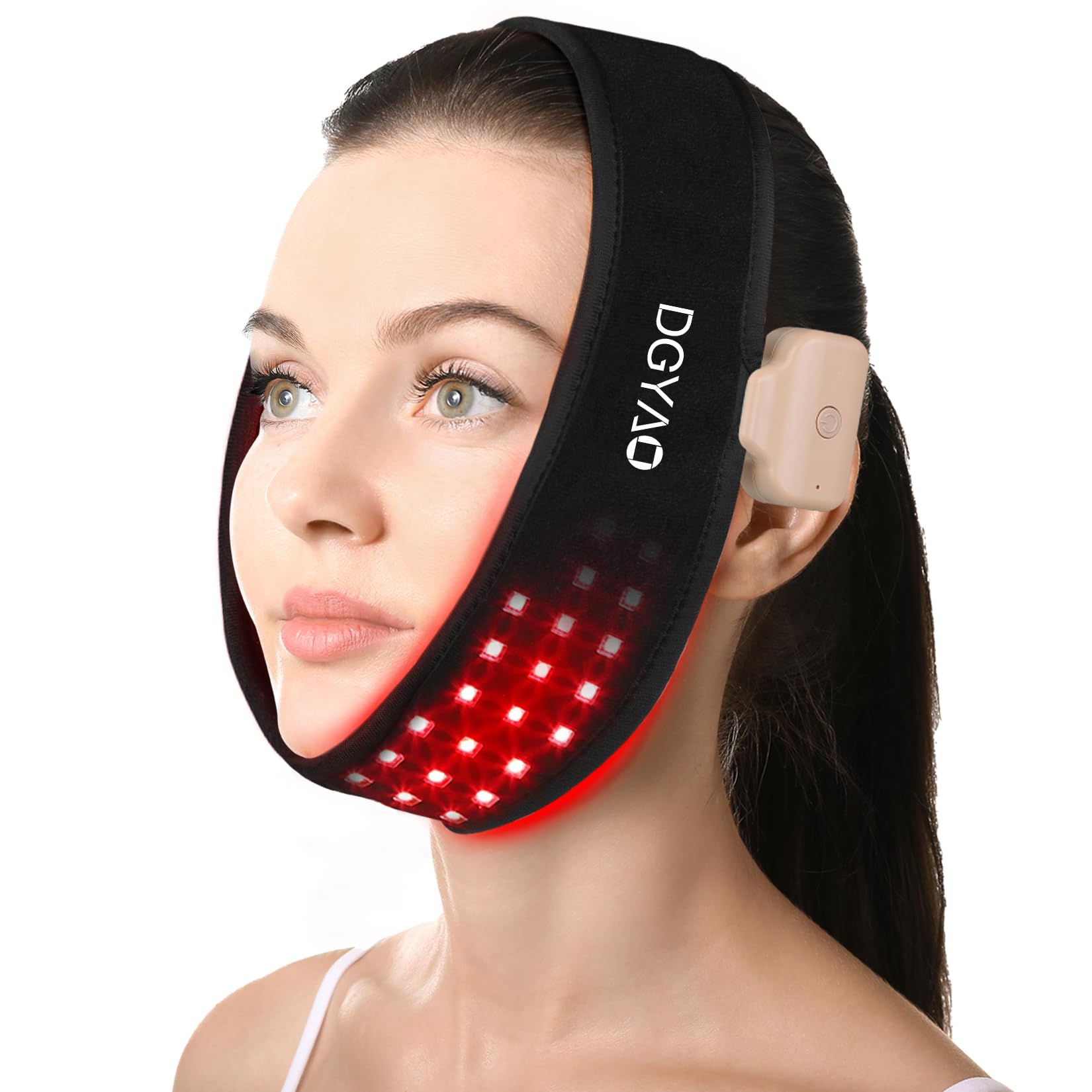 TUOYR l’appareil de lumière rouge et infrarouge pour le cou et le menton, fermeté potentielle.