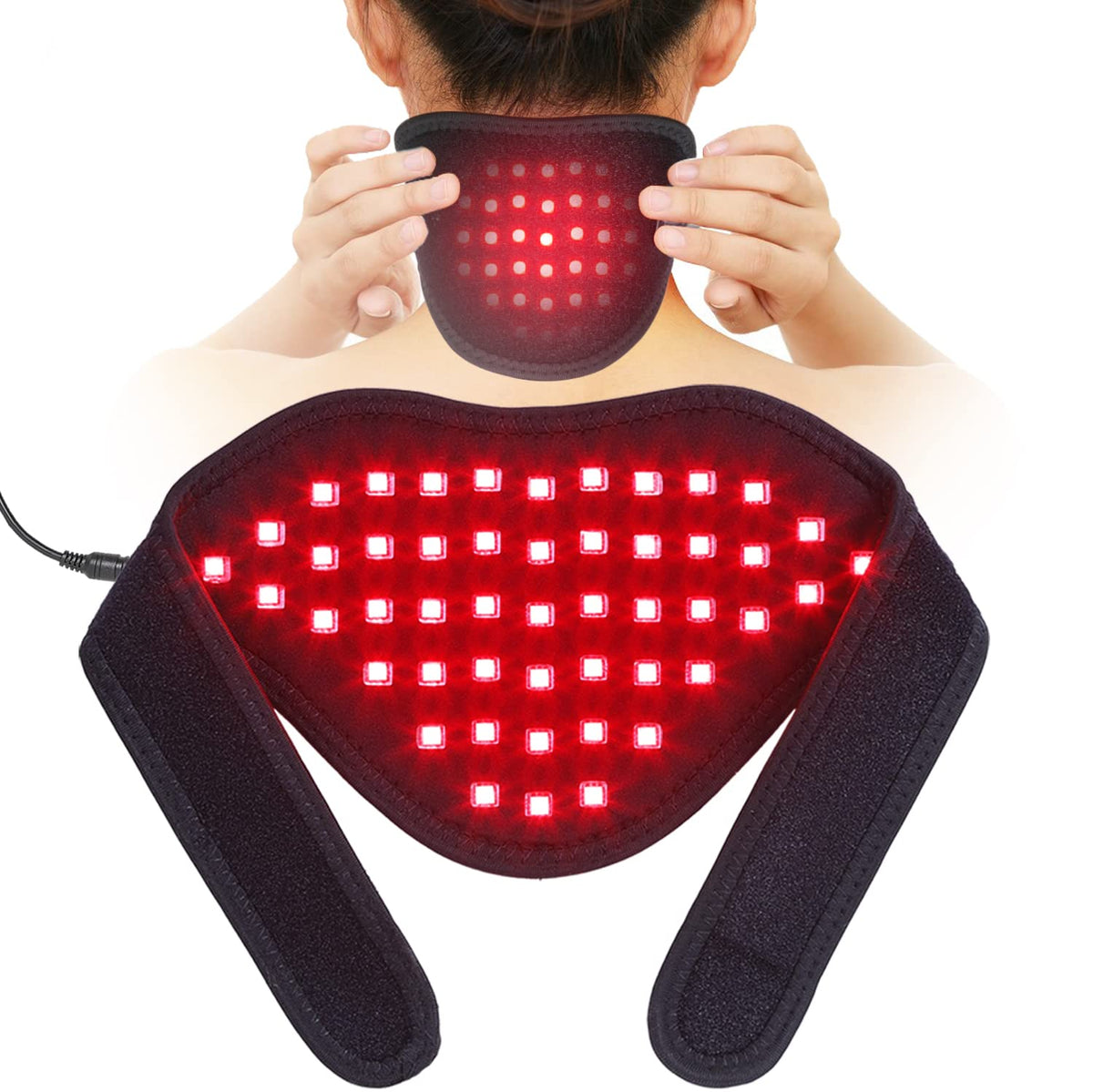 TUOYR thérapie lumière 850nm pour le cou, aide à la récupération et à la détente musculaire.