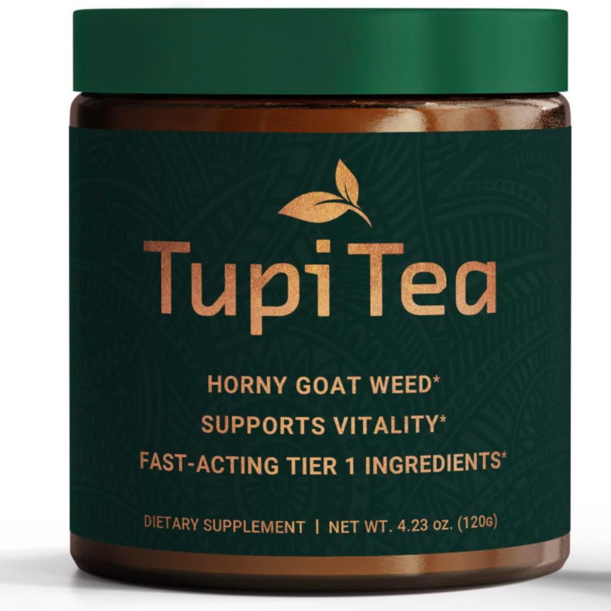 Tupi Tea poudre d'Épimède, énergie et vitalité naturelle pour le quotidien.