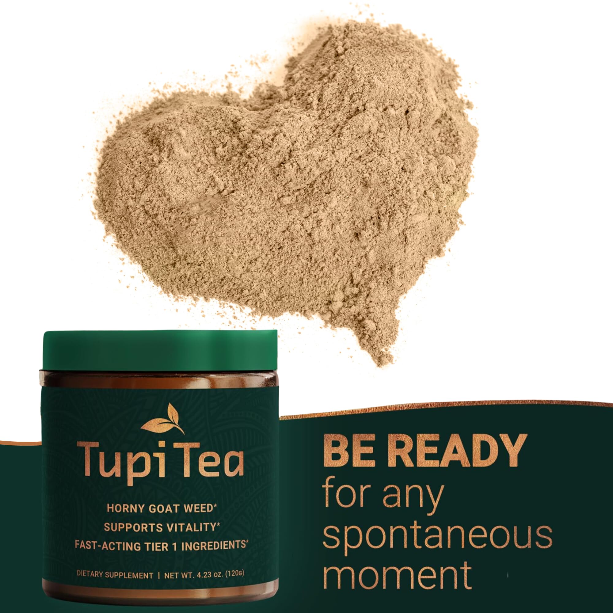 Tupi Tea poudre muira puama, favorise le bien‑être et la motivation.