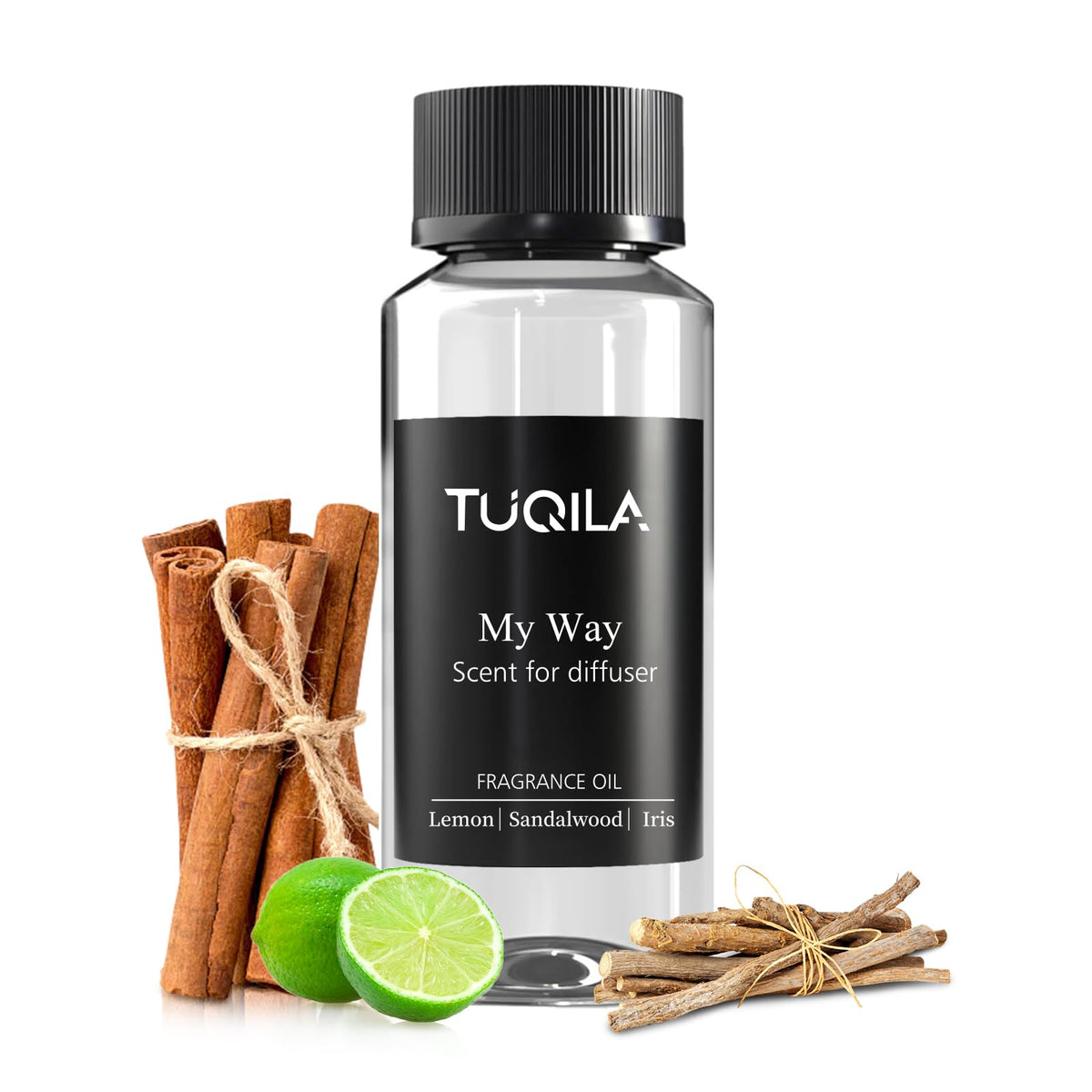Tuqila My Way: huile diffuseur sans eau 120 ml, ambiance hôtel à domicile.