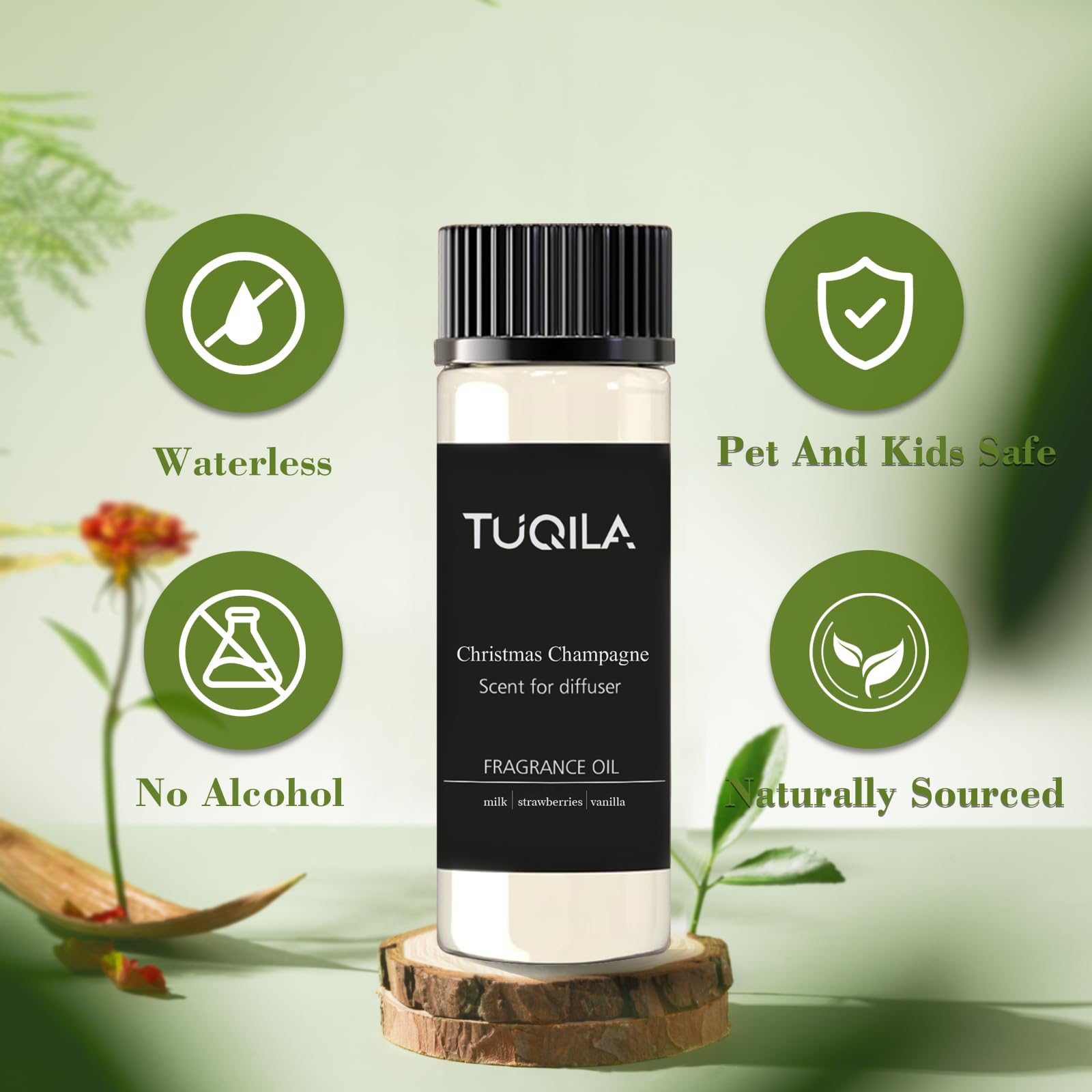 Senteurs Noëls Tuqila avec fruits et vanille, création d'ambiance parfumée.