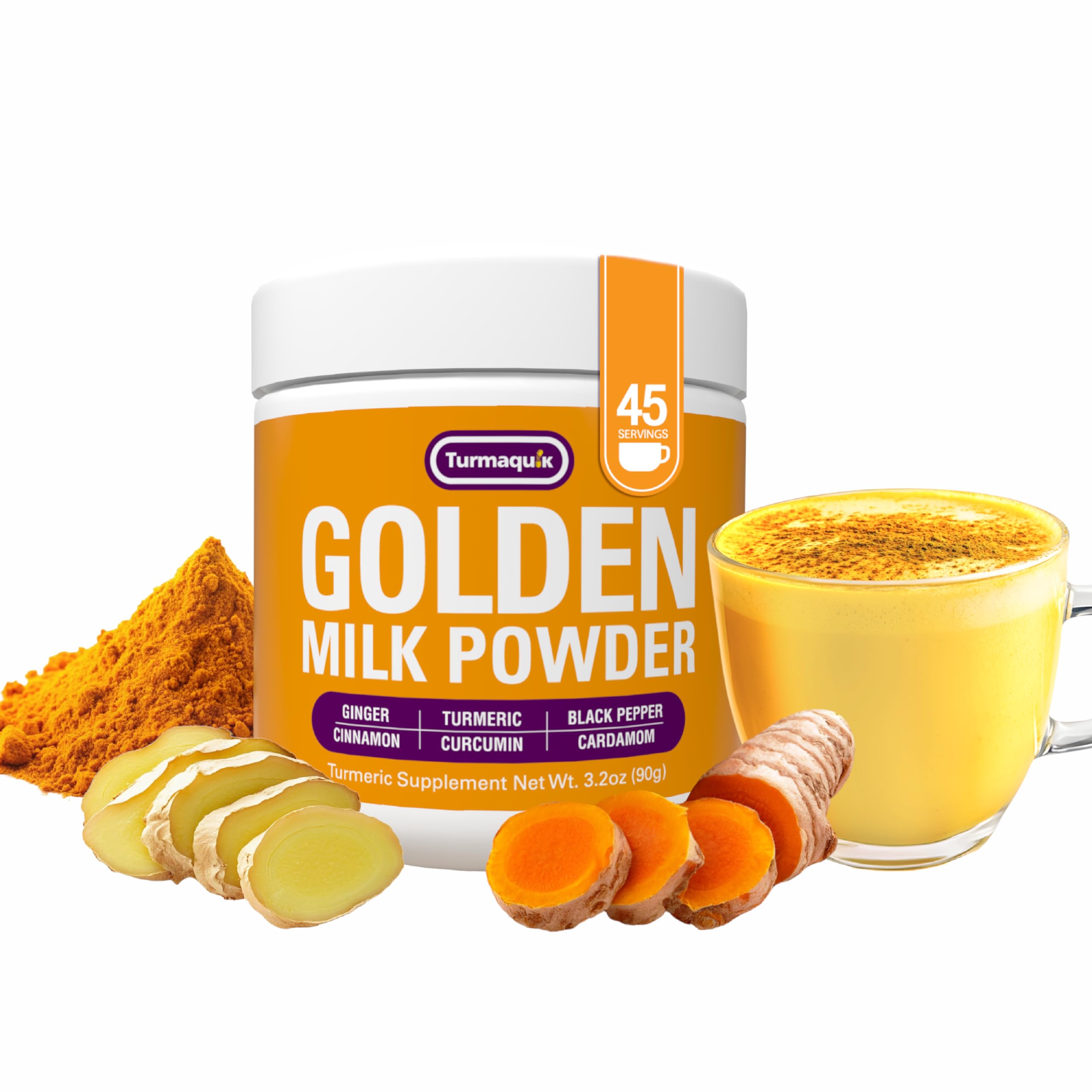 Turmaquik mélange lait doré au curcuma en bouteille, saveur réconfortante.