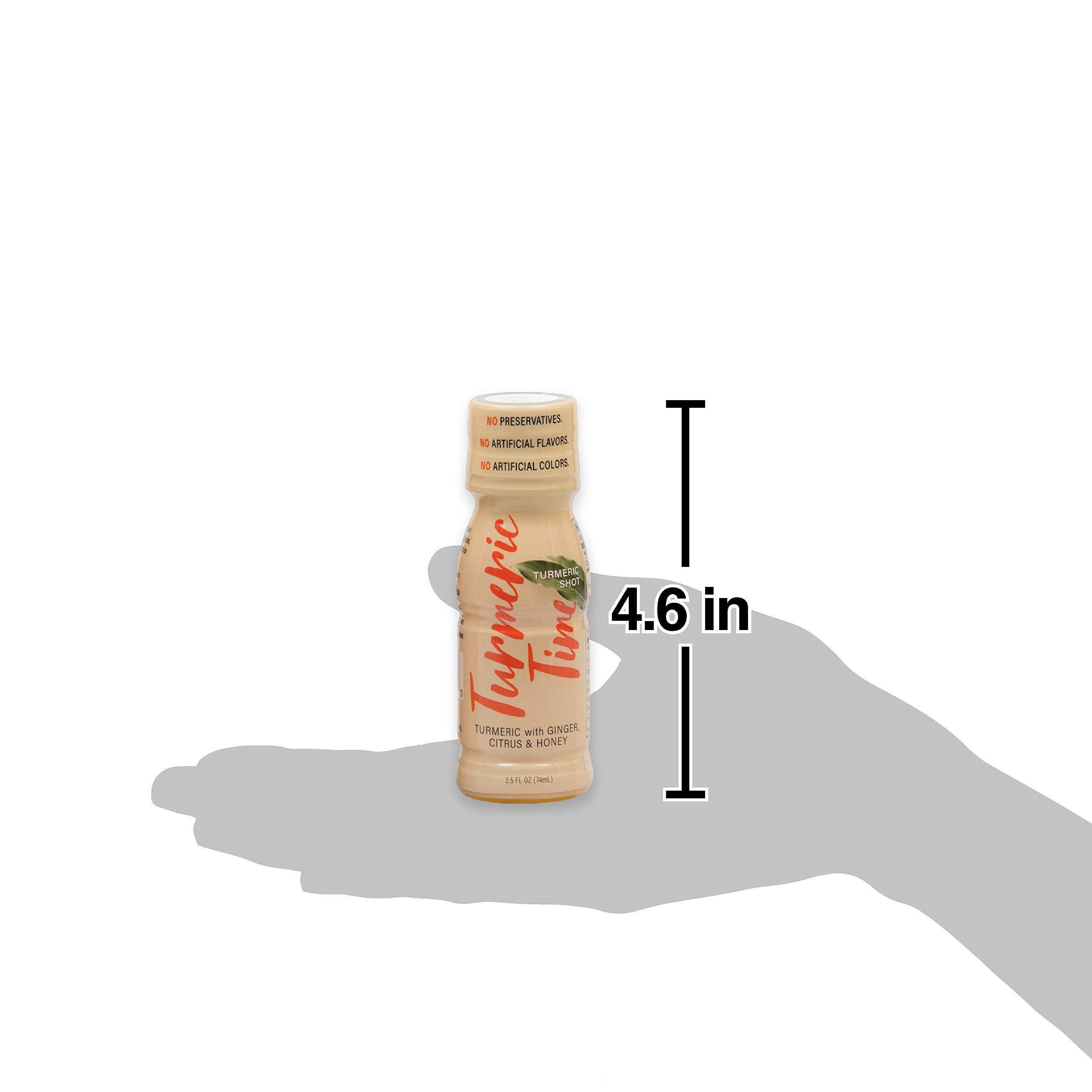 Turmeric Time Shot: ingrédients biologiques et vitamines B pour soutenir l'énergie naturelle.