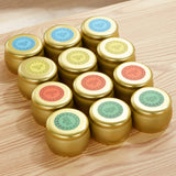 Coffret Tuyai bougies métallique décoratif, parfait comme emballage cadeau et décoration.