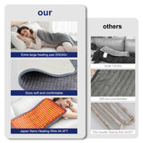 TVMALL coussin chauffant XXL cordon-long pour utilisation mains-libres