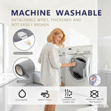 TVMALL coussin chauffant XXL entretien-lavage doux et sûr