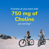 Twinlab Choline Cocktail – étiquette: informations claires sur les nutriments.