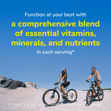 Composition multivitaminée Twinlab Daily One Caps couvrant 24 nutriments essentiels.