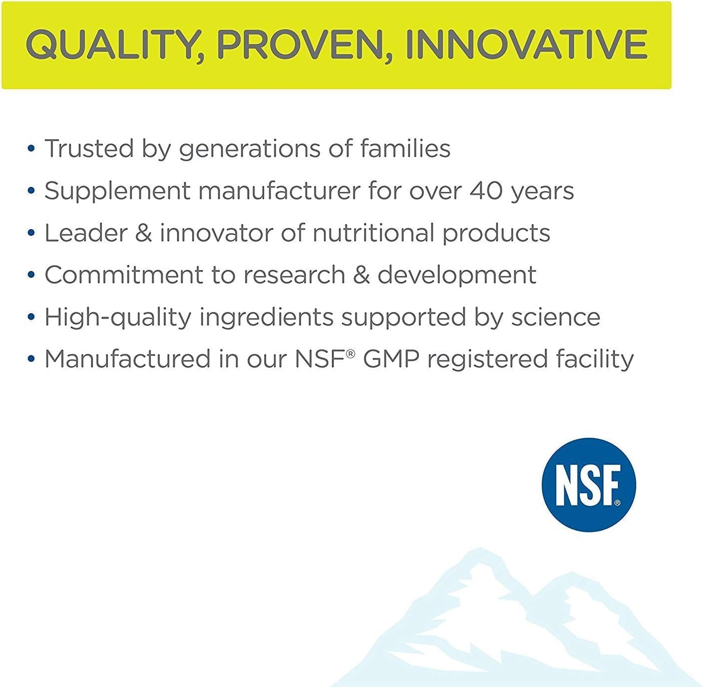 Conditionnement pratique de Twinlab Daily One sans fer et Florglo, prise simple et rapide.