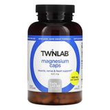 Twinlab Magnésium Capsules – boîte et bouchon, soutien quotidien pour détendre les muscles