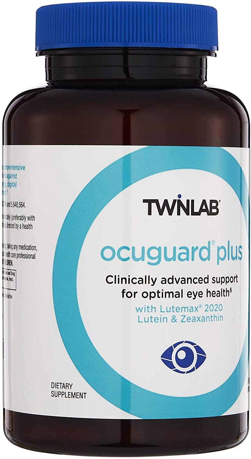 Twinlab Ocuguard Plus - tableau-ingrédients: vitamines A, C et D.