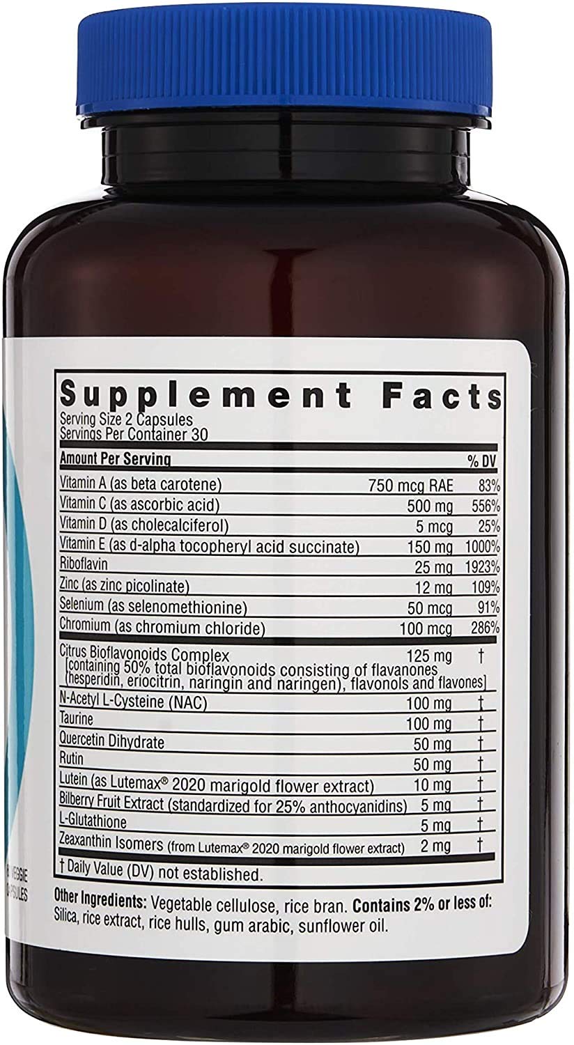 Twinlab Ocuguard Plus - visualisation-lumiere-bleue: approche possible contre la lumière bleue.