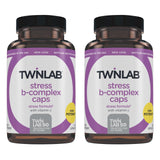 Twinlab Stress B-Complex: bouteille et gélules pour soutien énergétique potentiel
