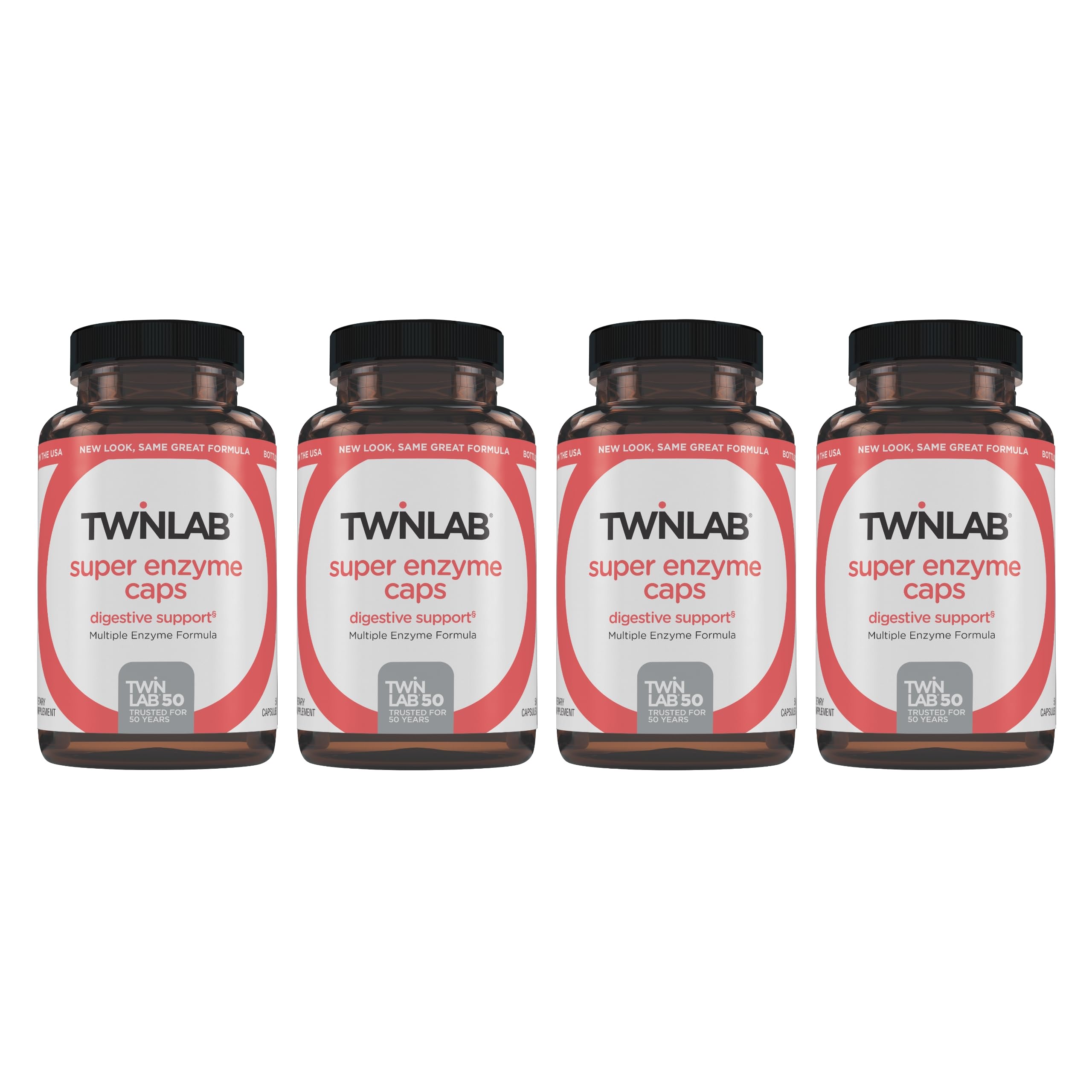 Twinlab Super Enzyme Caps sur l'emballage, soutien digestif potentiel.
