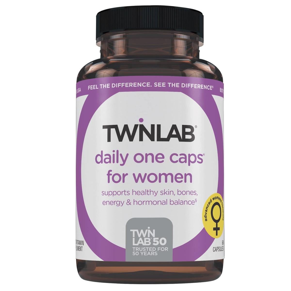 Twinlab TWL Femmes Quotidien — vue boîte, soutien quotidien pour la santé féminine