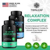 TWINLEAF 5-HTP, formule vegan sans gluten ni OGM.