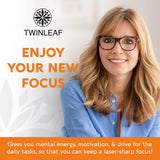 TwinLeaf Dopamine, emballage simple sur fond neutre.