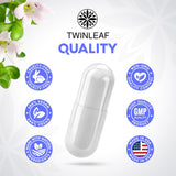 Twinleaf Serotonin Booster – Ingrédients actifs pour soutien général du bien-être.