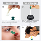 Twizz inserteur lentilles prothétiques vert, utilisation sûre et hygiénique.