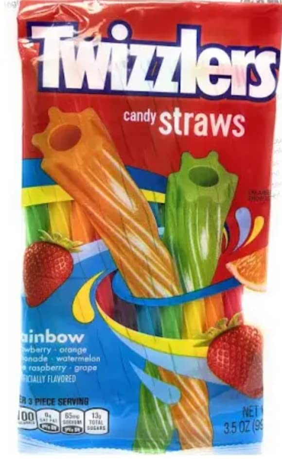 Twizzlers Arc-en-Ciel Fierté, emballage édition limitée, snack léger et coloré.